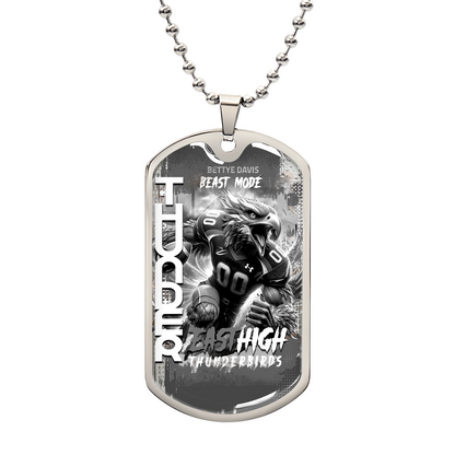 🐾 Fly High with Pride: East High Thunderbirds Dog Tag! 🐾