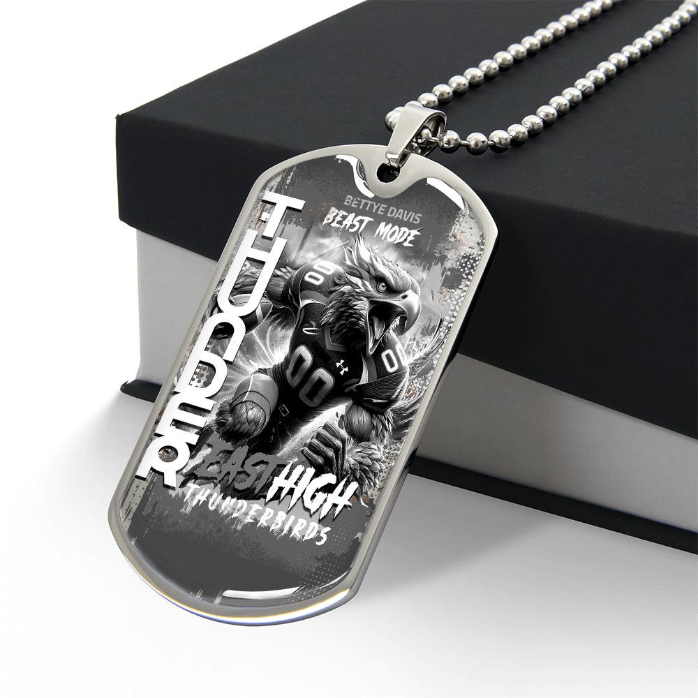 🐾 Fly High with Pride: East High Thunderbirds Dog Tag! 🐾