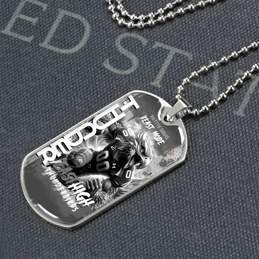 🐾 Fly High with Pride: East High Thunderbirds Dog Tag! 🐾